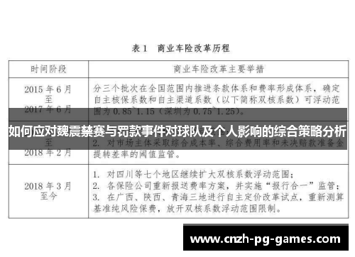 如何应对魏震禁赛与罚款事件对球队及个人影响的综合策略分析